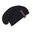 Wieder da * Knit Factory - Coco Beanie Mütze in Schwarz mit Lederschlaufe