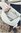 NEW * trendige Bauchtasche aus Teddyfell in Creme mit silbernen Reißverschluss