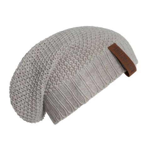 Knit Factory - Coco Beanie Mütze in Iced Clay -  mit Schlaufe